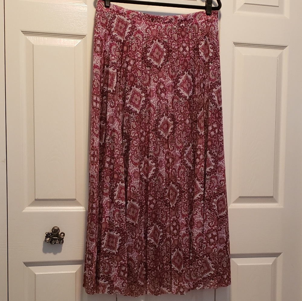 Croft & Barrow Lined Midi Skirt